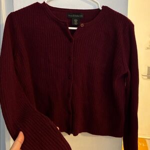 House of Harlow cashmere cardigan sweater